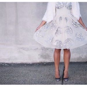 Anthropologie HD in Paris Snow Angel Dress XSP